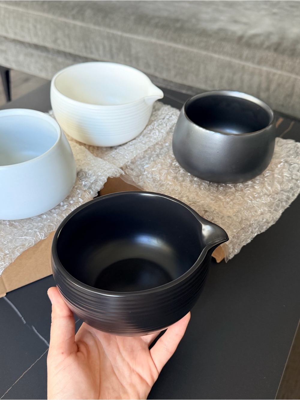 Set of 4 matcha bowls. Brand new.